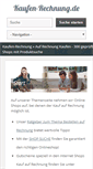 Mobile Screenshot of kaufen-rechnung.de